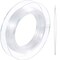 200 m Clear Nylon Invisible Thread String for Hanging Christmas Ornaments, Bracelet Making, Sew Hobby, Clear Beading Thread with Bead Needle (0.25mm)
